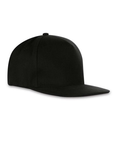 Cappello Rapper 5 pannelli Nero