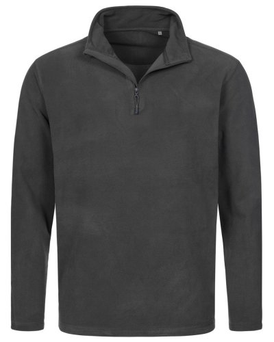 Pile mezza zip Grey Steel