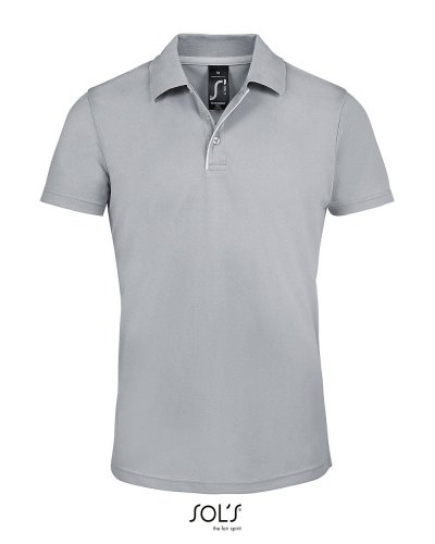 Polo Performer men Grigio Puro