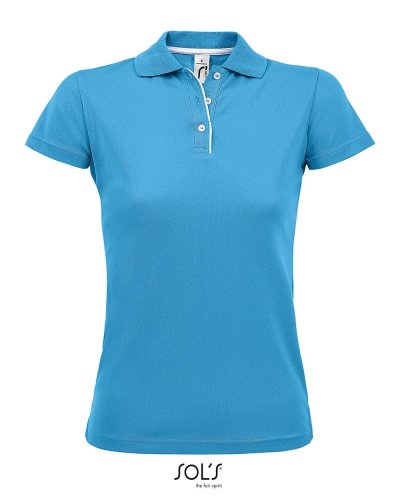 Polo Performer woman Acqua