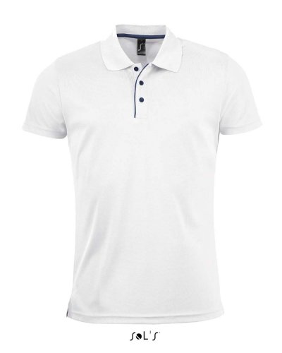 Polo Performer men Bianco