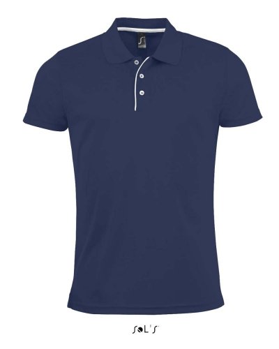 Polo Performer men Blu Oltremare