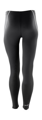 SPIRO Bodyfit Leggings Uomo 200g Traspiranti Tasche Riflettenti