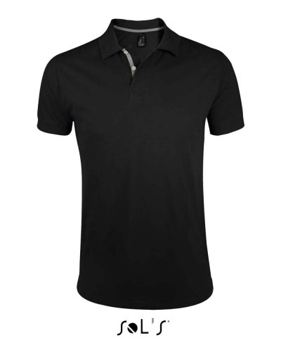 Polo uomo Portland Nero
