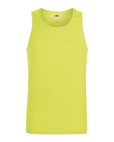 Tank Top uomo Performance Bright Yellow