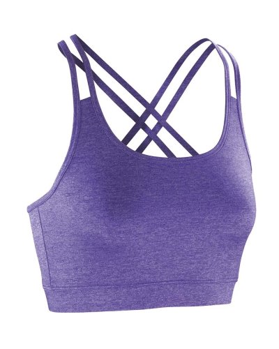 Top donna Fitness Crop Lavander