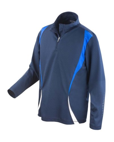 T-shirt manica lunga Spiro Trial Training Navy/Royal