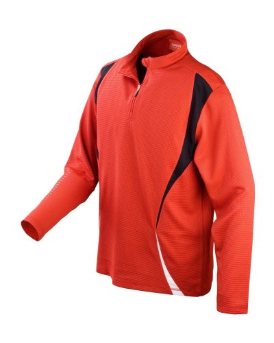 T-shirt manica lunga Spiro Trial Training Rosso/Nero