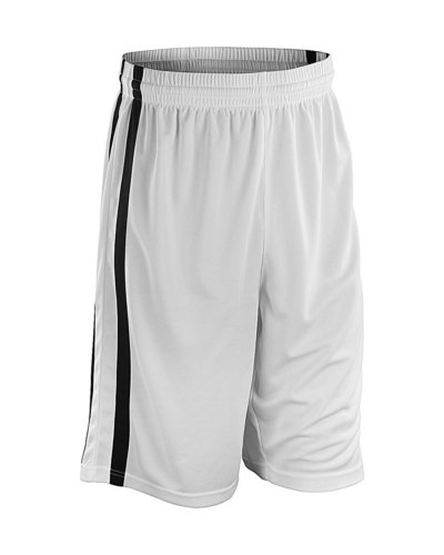 Pantaloncini Basketball Men's Quick Dry White/Black
