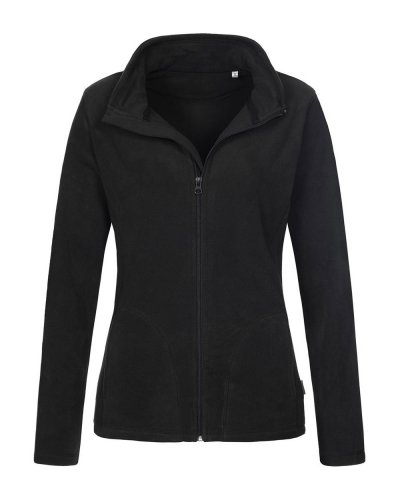 Giacca in pile donna active Black Opal