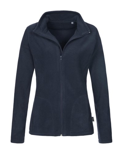 Giacca in pile donna active Blue Midnight