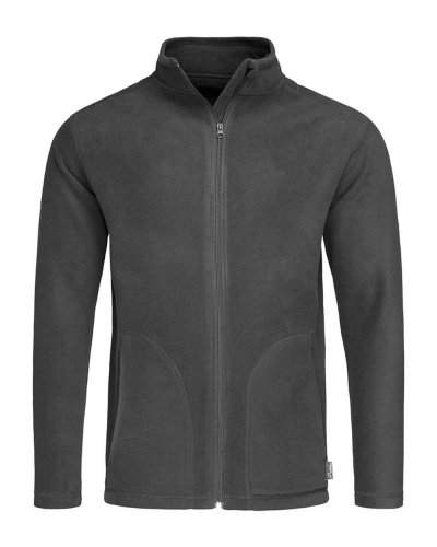 Giacca in pile Grey Steel