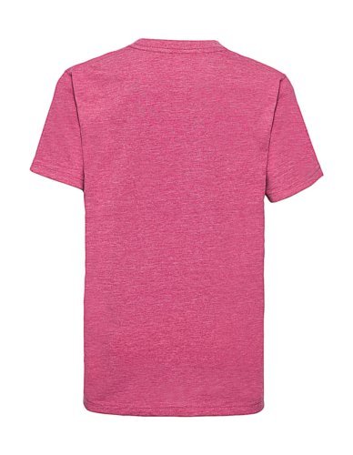 Camiseta niño HD ajustada, poliéster-algodón