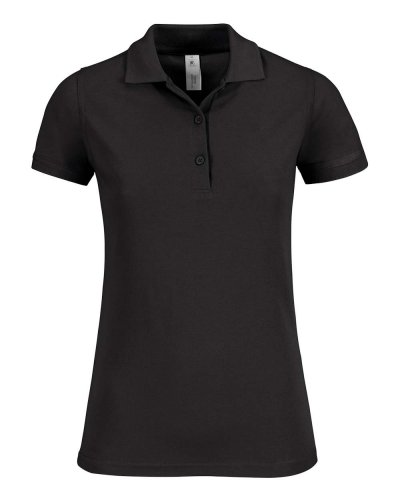 Polo donna Safran Timeless - B&C Collection Black