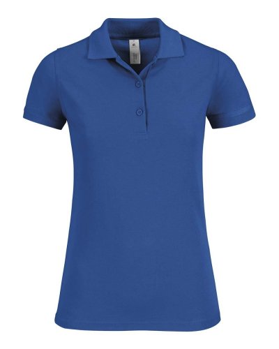 Polo donna Safran Timeless - B&C Collection Royal Blue