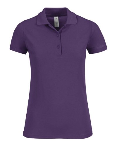 Polo donna Safran Timeless - B&C Collection Purple