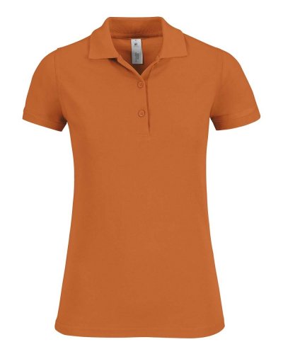 Polo donna Safran Timeless - B&C Collection Pumpkin Orange