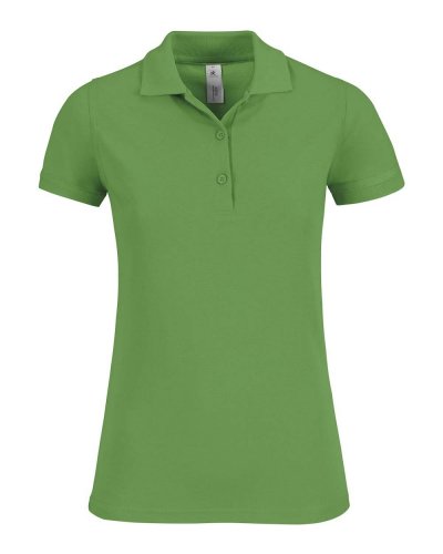 Polo donna Safran Timeless - B&C Collection Real Green