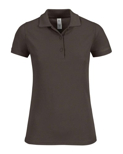 Polo donna Safran Timeless - B&C Collection Brown