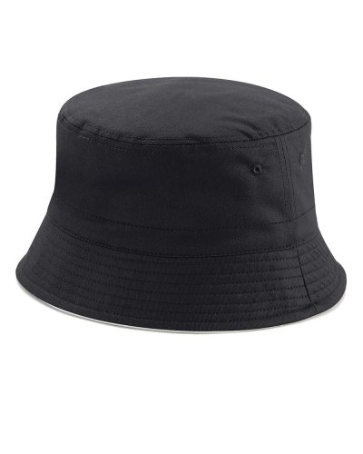 Cappello reversibile Bucket Black/Light grey
