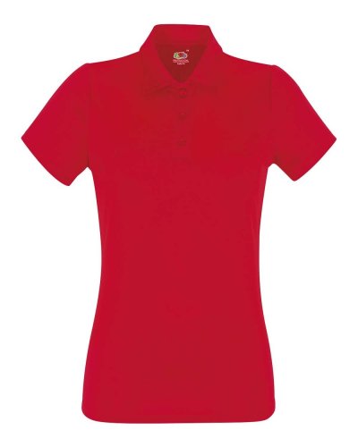 Polo Lady-Fit Performance Rosso