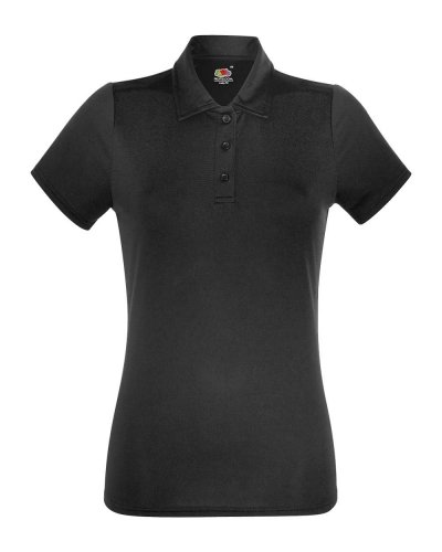 Polo Lady-Fit Performance Nero