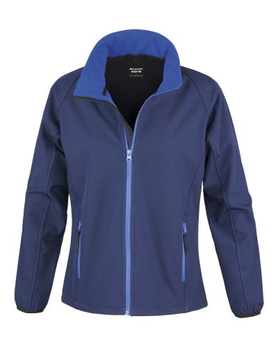 Giacca Softshell donna stampabile Navy / Royal