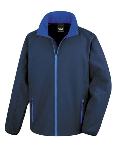 Giacca Softshell stampabile Navy / Royal