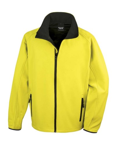 Giacca Softshell stampabile Giallo / Nero