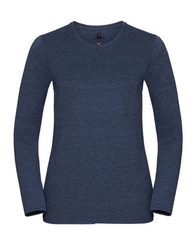 T-shirt donna HD maniche lunghe Bright navy marl