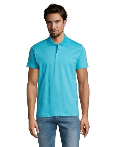 Polo Prescott man Blu Atollo