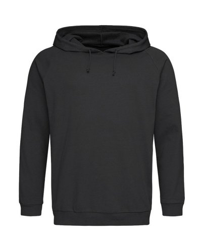 Felpa con cappuccio Unisex Light Black Opal
