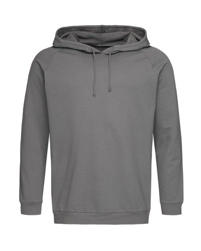 Felpa con cappuccio Unisex Light Real Grey