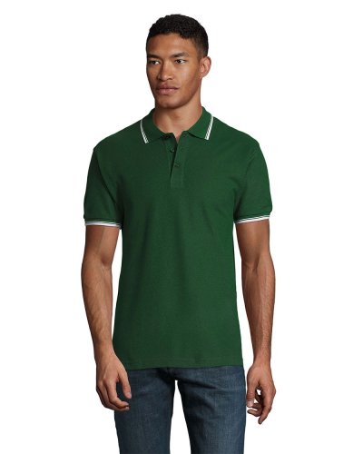 Polo uomo stile golf Practice Verde Inglese
