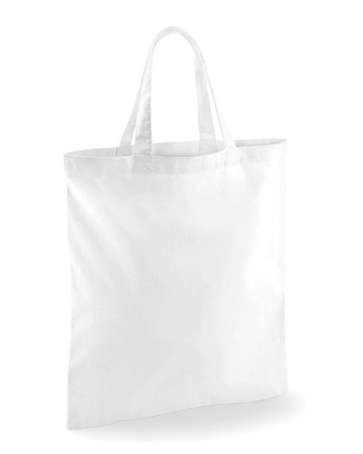 Borsa in cotone manici corti