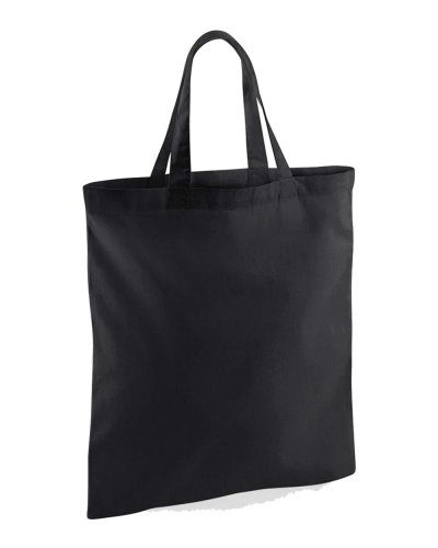 Borsa in cotone manici corti