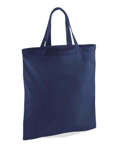 Borsa in cotone manici corti
