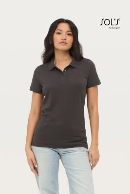 Polo donna Prime, Regular, Poliestere Cotone, 3 bottoni