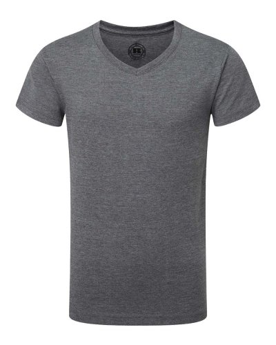 T-shirt Kids hd scollo a V Grey Marl