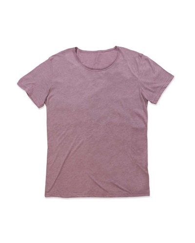 T-shirt David Oversized Crew Neck Vintage Rose