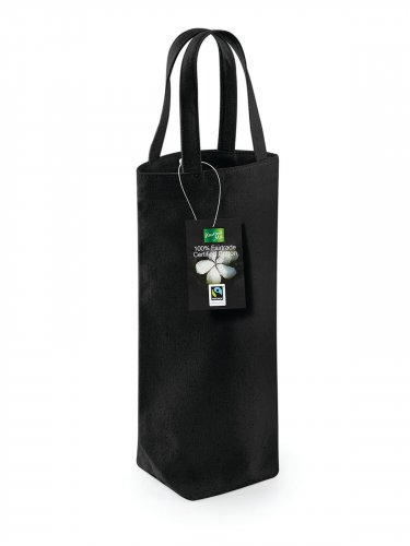 Borsa per bottiglia in cotone Fairtrade Natural