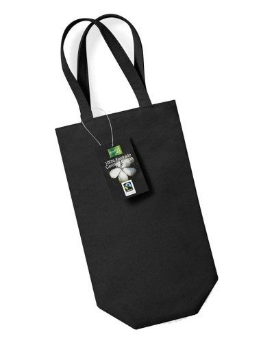 Borsa per bottiglia in cotone Fairtrade