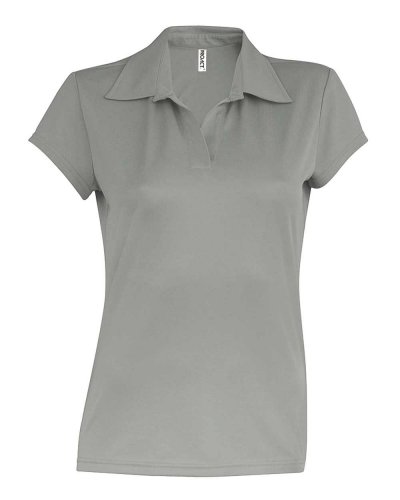 Performance Polo da donna Fine Grey