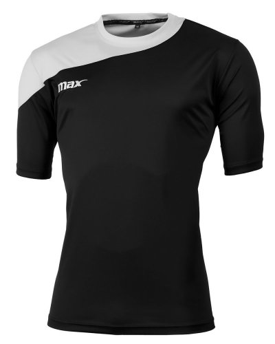 Maglietta da calcio Vostok Nero/Bianco