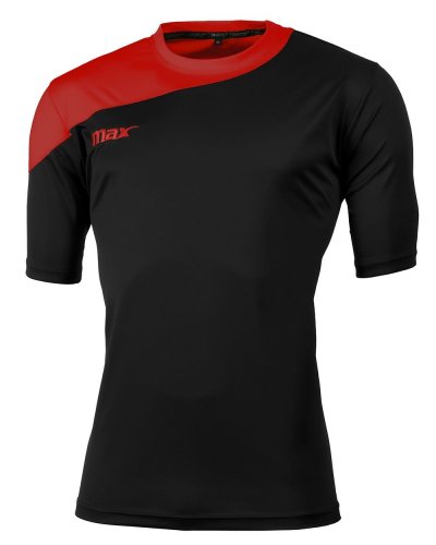 Maglietta da calcio Vostok Nero / Rosso