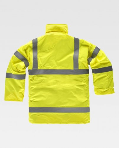 Parka Alta Visibilità con bande rifrangenti