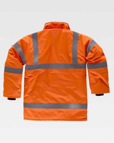 Parka Alta Visibilità con bande rifrangenti
