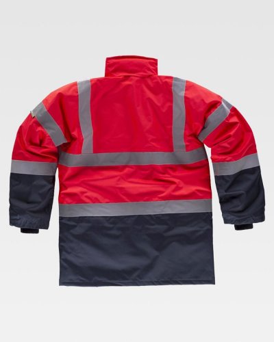 Parka rosso Alta Visibilità