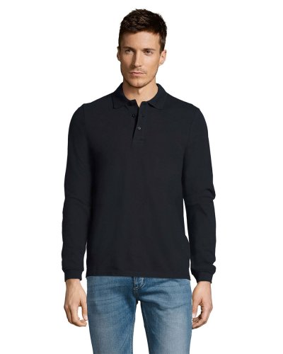 Polo manica lunga Winter II Blu Navy