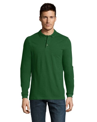 Polo manica lunga Winter II Verde Inglese